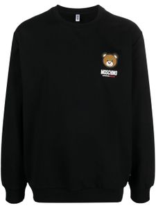 Moschino sweat en coton à motif Teddy Bear - Noir