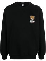 Moschino Teddy Bear cotton sweatshirt - Noir - thumbnail