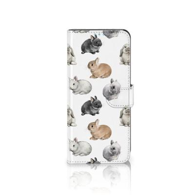 Telefoonhoesje | Met pasjeshouder | voor OPPO A72 | OPPO A52 Konijntjes