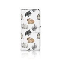 Telefoonhoesje | Met pasjeshouder | voor OPPO A72 | OPPO A52 Konijntjes