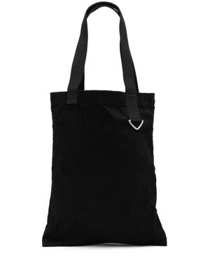 Rick Owens DRKSHDW sac cabas en coton - Noir