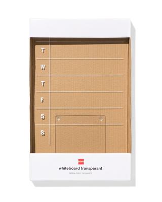 HEMA Weekplanner Transparant