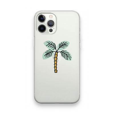 Palmboom: iPhone 12 Pro Max Transparant Hoesje