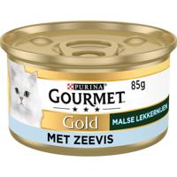 Blik malse lekkernijen zeevis 85g Gourmet - Gourmet