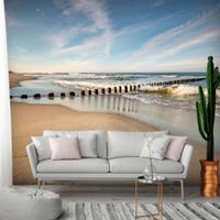 Zelfklevend fotobehang -  Rustige zee met zeebriesje  , Premium Print - thumbnail