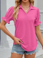 Casual Loose Shawl Collar Shirt