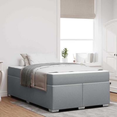 Bedframe Anders Lichtgrijs 120 x 200 cm Stof