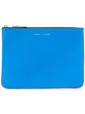 Comme Des Garçons Wallet porte-monnaie bicolore - Bleu