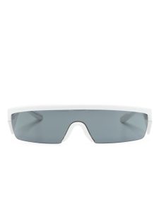 Emporio Armani lunettes de soleil à monture rectangulaire - Blanc