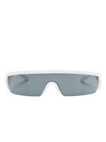 Emporio Armani lunettes de soleil à monture rectangulaire - Blanc