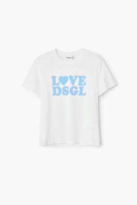 Love Desigual T-shirt - WHITE - XXL Love Desigual T-shirt - WHITE - XXL