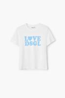 Love Desigual T-shirt - WHITE - XXL