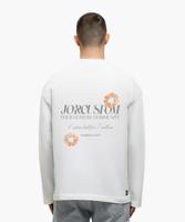 Jorcustom KD-Flowers Longsleeve T-Shirt Heren Wit - Maat L - Kleur: Wit | Soccerfanshop