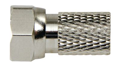 Geen Merk F4331114 F-connector 2.5 Mm Male Zilver/zilver Geen Merk F4331114 F-connector 2.5 Mm Male Zilver/zilver