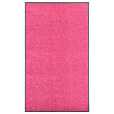 VidaXL Deurmat wasbaar 90x150 cm roze