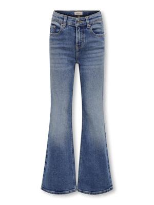 Kids ONLY winter jeansbroek meisjes - blauw - KogJuicy - flared fit