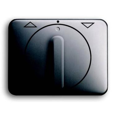Busch-Jaeger 2CKA001753A1092 Jaloezie-schakelaar, Jaloezie-schakelaar/-knop Afdekking Alpha Nea, Alpha exclusive Platina 1 stuk(s)