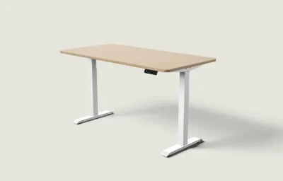 Desktronic HomeOne bureau Wit / Bamboe / 160x80 cm