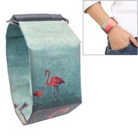 Flamingo patroon creatieve Fashion waterdichte papier Watch intelligente papier elektronische polshorloge