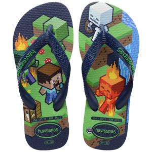 Havaianas Kids Minecraft navy blue multi blauw maat 2728