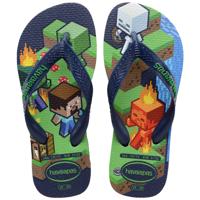 Havaianas Kids Minecraft navy blue multi blauw maat 2728