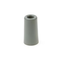 Rubberen deurstop / deurbuffer 75 x 40 mm grijs   -