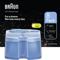 Braun 3-in-1 ShaverCare Cartridges - 8 stuks Braun 3-in-1 ShaverCare Cartridges - 8 stuks