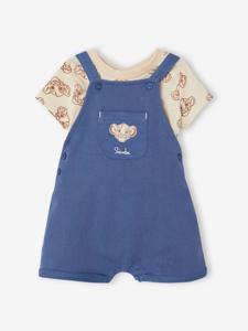 Babyset met T-shirt + korte tuinbroek Disney® Lion King indigoblauw