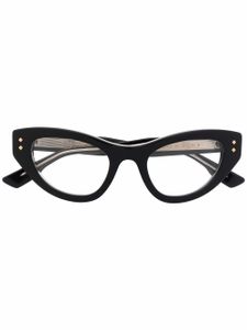 Gucci Eyewear lunettes de vue à monture papillon - Noir