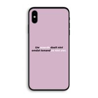 uw waarde daalt niet: iPhone X Biologisch afbreekbaar hoesje