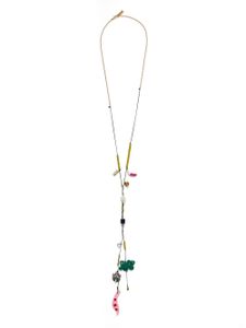 Marni collier en chaîne à perles - Noir