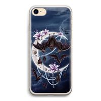 Vleermuizen Maan: iPhone 7 Transparant Hoesje