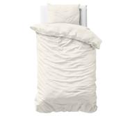 Primaviera Deluxe Uni Satijn Dekbedovertrek Creme 135 x 200/220 cm