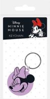 Disney - Minnie Mouse Face Rubber Keychain