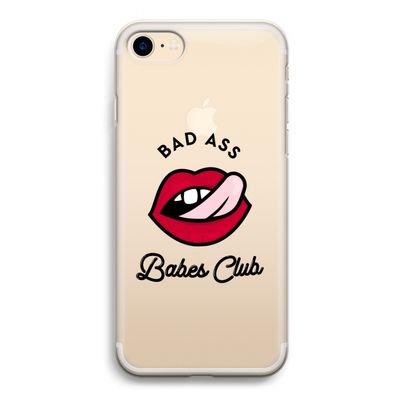 Badass Babes Club: iPhone 7 Transparant Hoesje