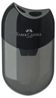 Faber Castell Puntenslijper met afvalkoker zwart