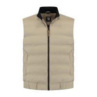 Travelin' Men - Bodywarmer - Taupe - Maat M