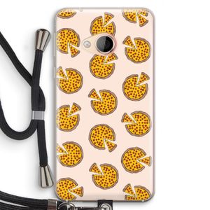 You Had Me At Pizza: HTC U Play Transparant Hoesje met koord