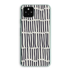 Moroccan stripes: Google Pixel 5a 5G Transparant Hoesje