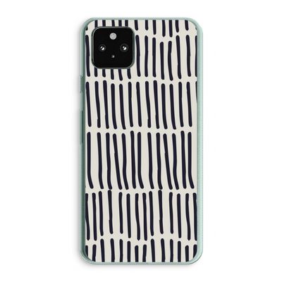 Moroccan stripes: Google Pixel 5a 5G Transparant Hoesje