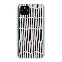 Moroccan stripes: Google Pixel 5a 5G Transparant Hoesje Moroccan stripes: Google Pixel 5a 5G Transparant Hoesje