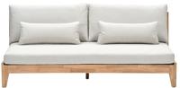 Kailua 2-zits bank acacia white wash/sahara sand - Garden impressions