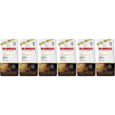 Kimbo Espresso Bar Top Flavour 100% arabica - koffiebonen - 6 x 1 kilo