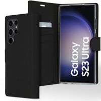 Accezz Wallet Softcase Bookcase Samsung Galaxy S23 Ultra Telefoonhoesje Zwart Accezz Wallet Softcase Bookcase Samsung Galaxy S23 Ultra Telefoonhoesje Zwart