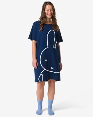 HEMA Nijntje damesnachthemd Fiona jersey donkerblauw (donkerblauw)