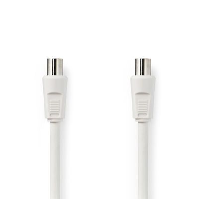 Nedis Coaxkabel | IEC Male | IEC Female | 10 m | Wit | 80 stuks - CSGT40000WT100 CSGT40000WT100