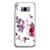 Mooie bloemen: Samsung Galaxy S8 Transparant Hoesje