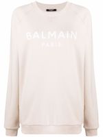 Balmain sweat à logo imprimé - Tons neutres - thumbnail