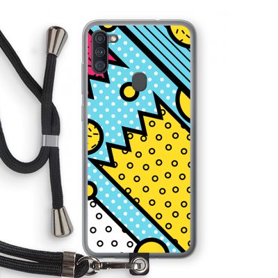Pop Art #1: Samsung Galaxy A11 Transparant Hoesje met koord