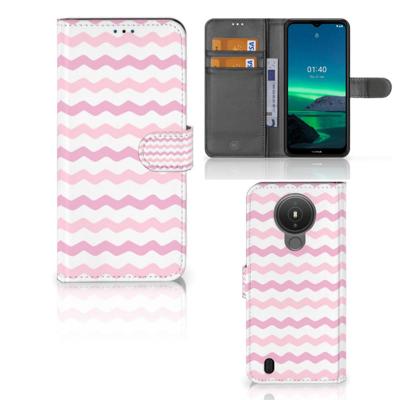 Nokia 1.4 | Telefoon Hoesje | Waves Roze